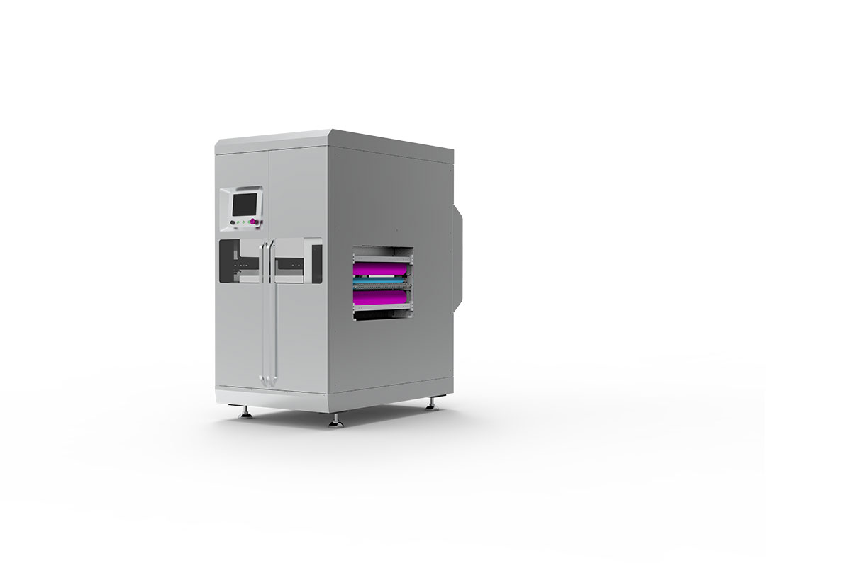 Vacuum coating machine - loading and unloading machine